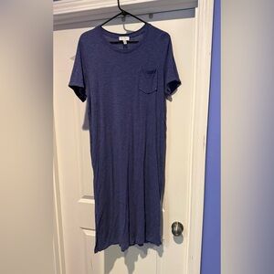 Women’s Blue T-Shirt Dress